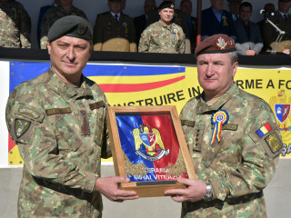 șeful Statului Major al Apărării, la ceremonia dedicată împlinirii a 75 de ani de la înființarea școlii de Instruire Interarme a Forțelor Terestre Foto:Costel Pătrașcu