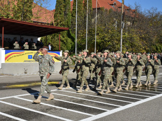 șeful Statului Major al Apărării, la ceremonia dedicată împlinirii a 75 de ani de la înființarea școlii de Instruire Interarme a Forțelor Terestre Foto:Costel Pătrașcu