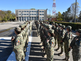 șeful Statului Major al Apărării, la ceremonia dedicată împlinirii a 75 de ani de la înființarea școlii de Instruire Interarme a Forțelor Terestre Foto:Costel Pătrașcu