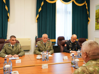 Vizita în România a comandantului Brigăzii Multinaționale din Europa de Sud-Est (SEEBRIG) Foto:Laurențiu Turoi