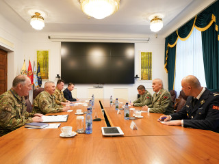 Vizita în România a comandantului Brigăzii Multinaționale din Europa de Sud-Est (SEEBRIG) Foto:Laurențiu Turoi