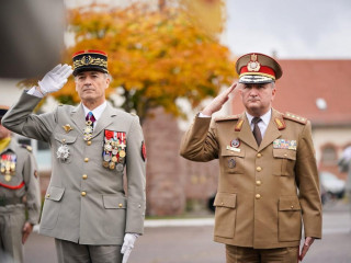 Vizita în Franța a șefului Statului Major al Apărării Foto:twitter/CEMA_FR