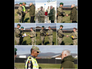 Vizita conducerii MApN în Bosnia și Herțegovina și Kosovo Foto:Laurențiu Turoi 