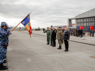 Ceremonia de certificare a detașamentului Forțelor Aeriene Turce Foto:Bogdan Pantilimon