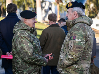 Vizita la Cincu a conducerii Apărării din Regatul Belgiei Foto:Alexandru Badea