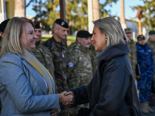 Vizita la Cincu a conducerii Apărării din Regatul Belgiei Foto:Alexandru Badea