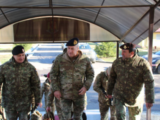 Vizita la Cincu a conducerii Apărării din Regatul Belgiei Foto:Andra Isachi