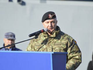 Sosirea vânătorului de mine M 270 „Sublocotenent Ion Ghiculescu” în portul militar Constanța Foto:Costel Pătrașcu