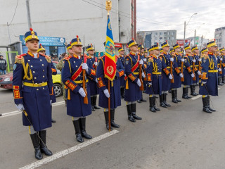 Dezvelirea Monumentului Transmisioniștilor din București  Foto:Ionuț Moloce