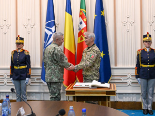 Vizita în România a șefului Statului Major al Forțelor Armate Portugheze Foto:Alexandru Badea