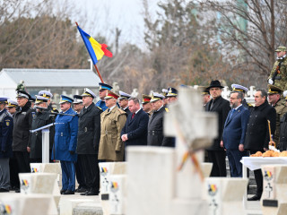 Comemorarea camarazilor căzuți la datorie în catastrofele aviatice din 2 martie 2022 Foto:Alexandru Badea
