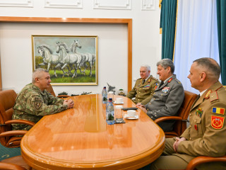 Întrevedere cu șeful Forțelor Terestre din Republica Portugheză Foto:Alexandru Badea