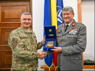 Întrevedere cu șeful Forțelor Terestre din Republica Portugheză Foto:Alexandru Badea