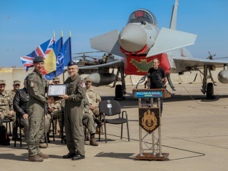 Ceremonia de certificare a detașamentului Forțelor Aeriene Regale ale Marii Britanii Foto:Alexandru Aioanei