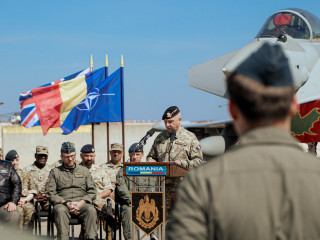 Ceremonia de certificare a detașamentului Forțelor Aeriene Regale ale Marii Britanii Foto:Alexandru Aioanei