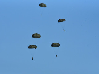 Desant aerian în cadrul exercițiului SWIFT RESPONSE 24 Foto:Costel Pătrașcu