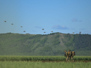 Desant aerian în cadrul exercițiului SWIFT RESPONSE 24 Foto:Radu Chiriă