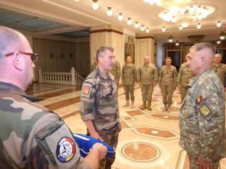 Distincție militară franceză conferită locțiitorului șefului Statului Major al Apărării Foto:Alexandru Badea