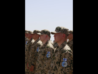 Ceremonia de certificare a detașamentului finlandez pentru executarea misiunilor de  Poliție Aeriană Întărită în România <br/> Foto: Narcisa Tuță, Bogdan Pantilimon