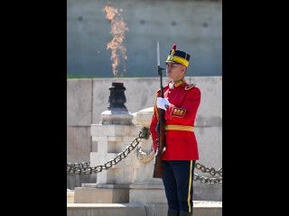 Președintele Republicii Italiene, la Mormântul Ostașului Necunoscut Foto:Alexandru Badea