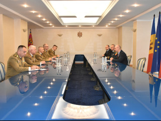 Vizita șefului Statului Major al Apărării în Republica Moldova Foto:Armata Națională a Republicii Moldova