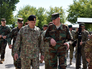 Vizita șefului Statului Major al Apărării în Republica Moldova Foto:Armata Națională a Republicii Moldova