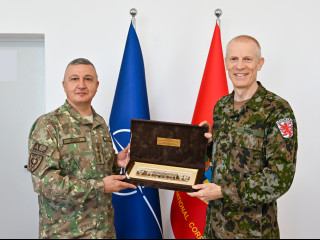 Întâlnirea șefilor Apărării din România și Marele Ducat al Luxemburgului Foto:Alexandru Badea