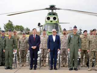 Ceremonia de certificare a detașamentului Forțelor Aeriene Spaniole Foto:Laurențiu Turoi