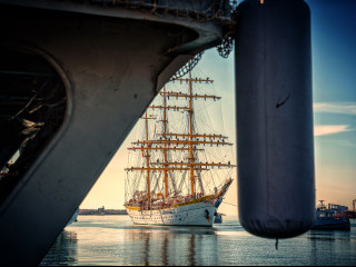 Nava-școală „Mircea” s-a întors din marșul de instrucție Foto:Laurențiu Turoi