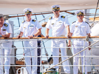 Nava-școală „Mircea” s-a întors din marșul de instrucție Foto:Laurențiu Turoi