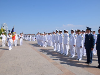Ziua Marinei Române - acordarea Drapelului de Luptă Comandamentului Componentei Navale Foto:Forțele Navale Române