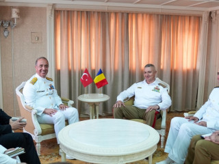 Întrevedere cu comandantul Forțelor Navale din Republica Turcia Foto:Laurențiu Turoi