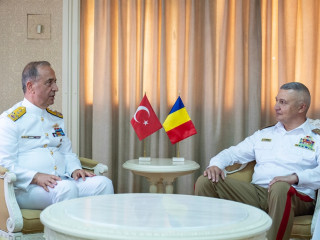 Întrevedere cu comandantul Forțelor Navale din Republica Turcia Foto:Laurențiu Turoi
