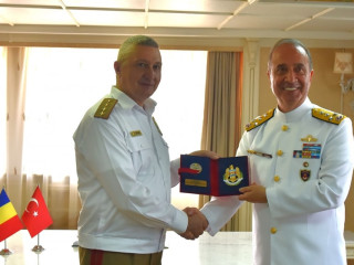Întrevedere cu comandantul Forțelor Navale din Republica Turcia Foto:Costel Pătrașcu
