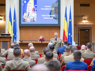 șeful Statului Major al Apărării la prima ediție a Conferinței „Liderii viitorului” Foto:Alexandru Badea