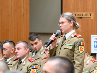 șeful Statului Major al Apărării la prima ediție a Conferinței „Liderii viitorului” Foto:Alexandru Badea