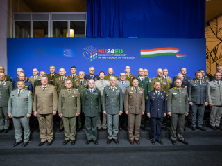 șeful Statului Major al Apărării, la Comitetul Militar al UE Foto:Hungarian Presidency of the Council of the EU 2024