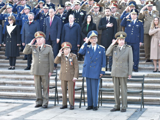 Ziua Armatei României, în București - Ceremonia de la Mormântul Ostașului Necunoscut Foto:Costel Pătrașcu