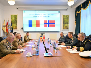 Întrevedere cu șeful Apărării din Regatul Norvegiei Foto:Alexandru Badea