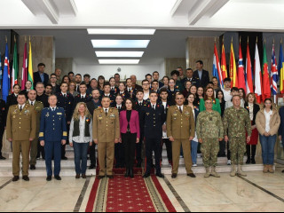 Concurs de istorie între elevi militari și elevi din județul Buzău  Foto:Universitatea Națională de Apărare, Divizia 2 Infanterie 