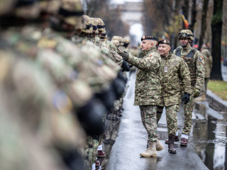 Antrenament general pentru Ziua Națională la Arcul de Triumf Foto:Laurențiu Turoi 