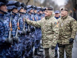 Antrenament general pentru Ziua Națională la Arcul de Triumf Foto:Laurențiu Turoi 