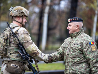 Antrenament general pentru Ziua Națională la Arcul de Triumf Foto:Laurențiu Turoi 