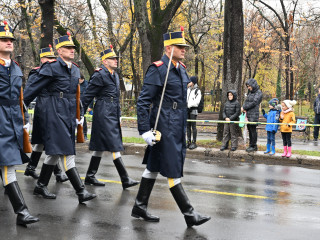 Antrenament general pentru Ziua Națională la Arcul de Triumf Foto:Alexandru Badea