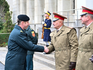 Vizita șefului Marelui Stat Major al Armatei Naționale din Republica Moldova Foto:Alexandru Badea