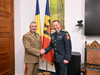 Vizita șefului Marelui Stat Major al Armatei Naționale din Republica Moldova Foto:Alexandru Badea