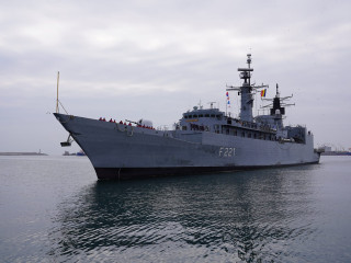 Fregata „Regele Ferdinand” s-a întors acasă după încheierea misiunii din Marea Mediterană Foto:Forțele Navale Române 