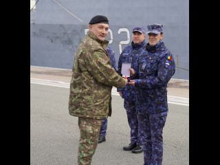 Fregata „Regele Ferdinand” s-a întors acasă după încheierea misiunii din Marea Mediterană Foto:Forțele Navale Române 