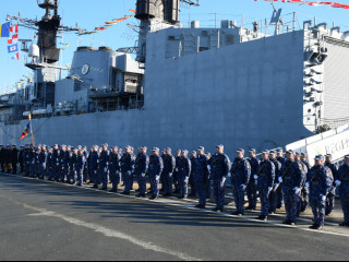Puitorul de mine și plase 274 „Viceamiral Constantin Bălescu”, misiune îndeplinită Foto:Forțele Navale Române 