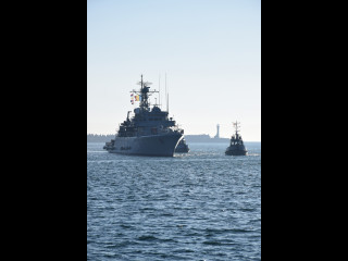 Puitorul de mine și plase 274 „Viceamiral Constantin Bălescu”, misiune îndeplinită Foto:Forțele Navale Române 